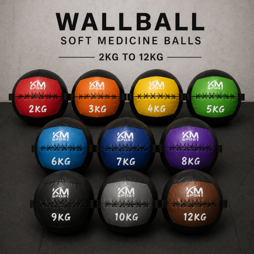 Мека медицинска топка WALLBALL 2 кг - 12кг , различни цветове,KMSPORT Мека медицинска топка WALLBALL 2 кг - 12кг , различни цветове,KMSPORT